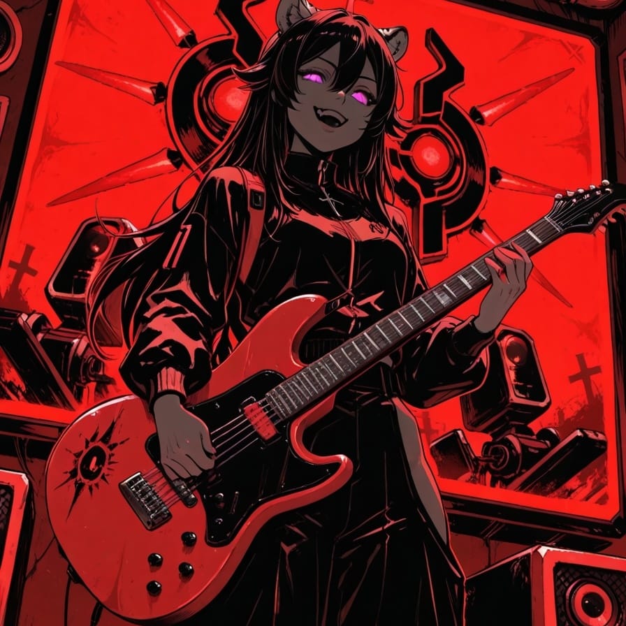 あの子は噂のギタリスト🎸。