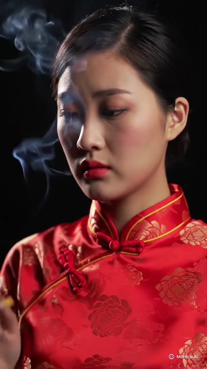 戀上香菸的女人#Woman in love with cigarettes