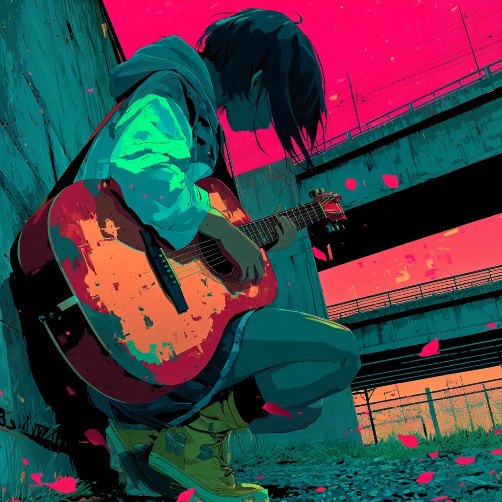 ひび割れた空の下 - Under a Cracked Sky -