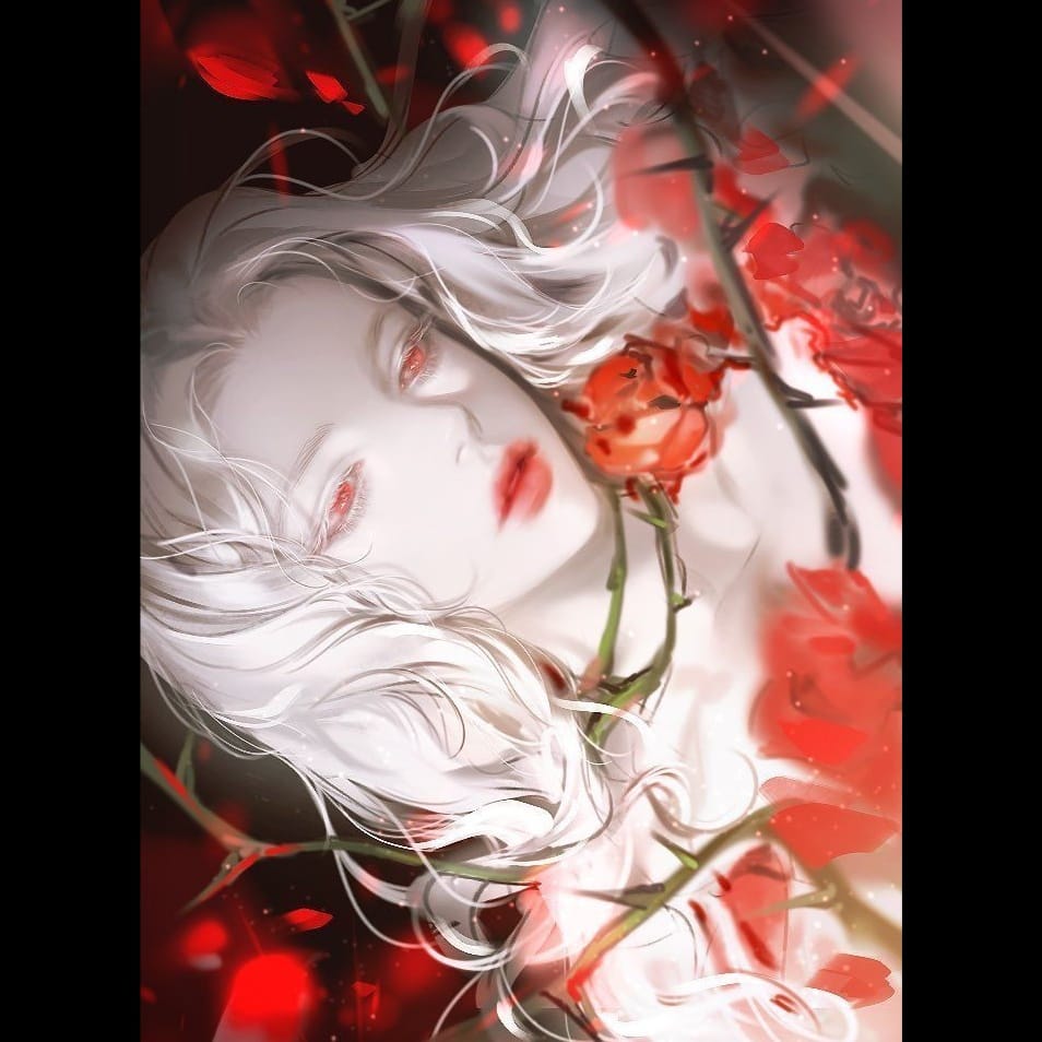 scarlet
