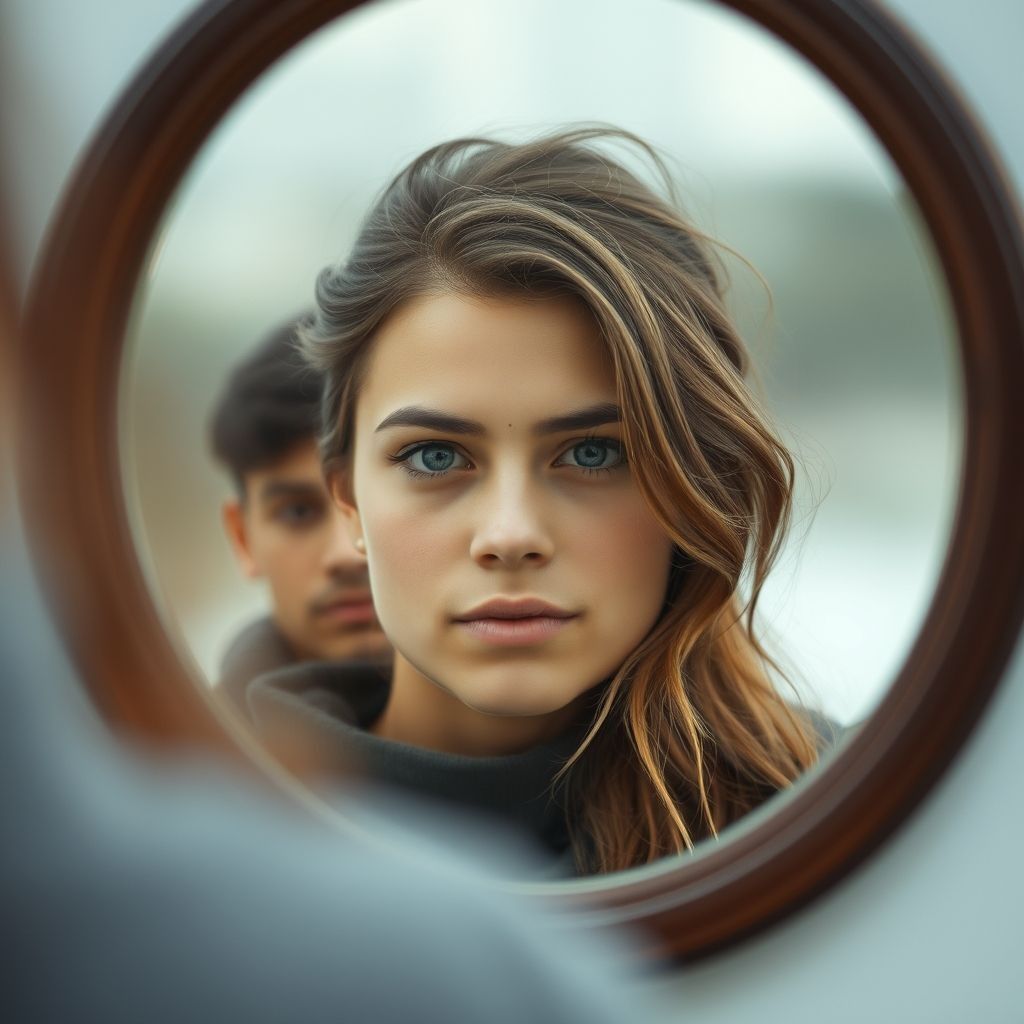 Mon bien-aimé, j'ai vu ton visage dans le miroir ( Un rêve ?)
