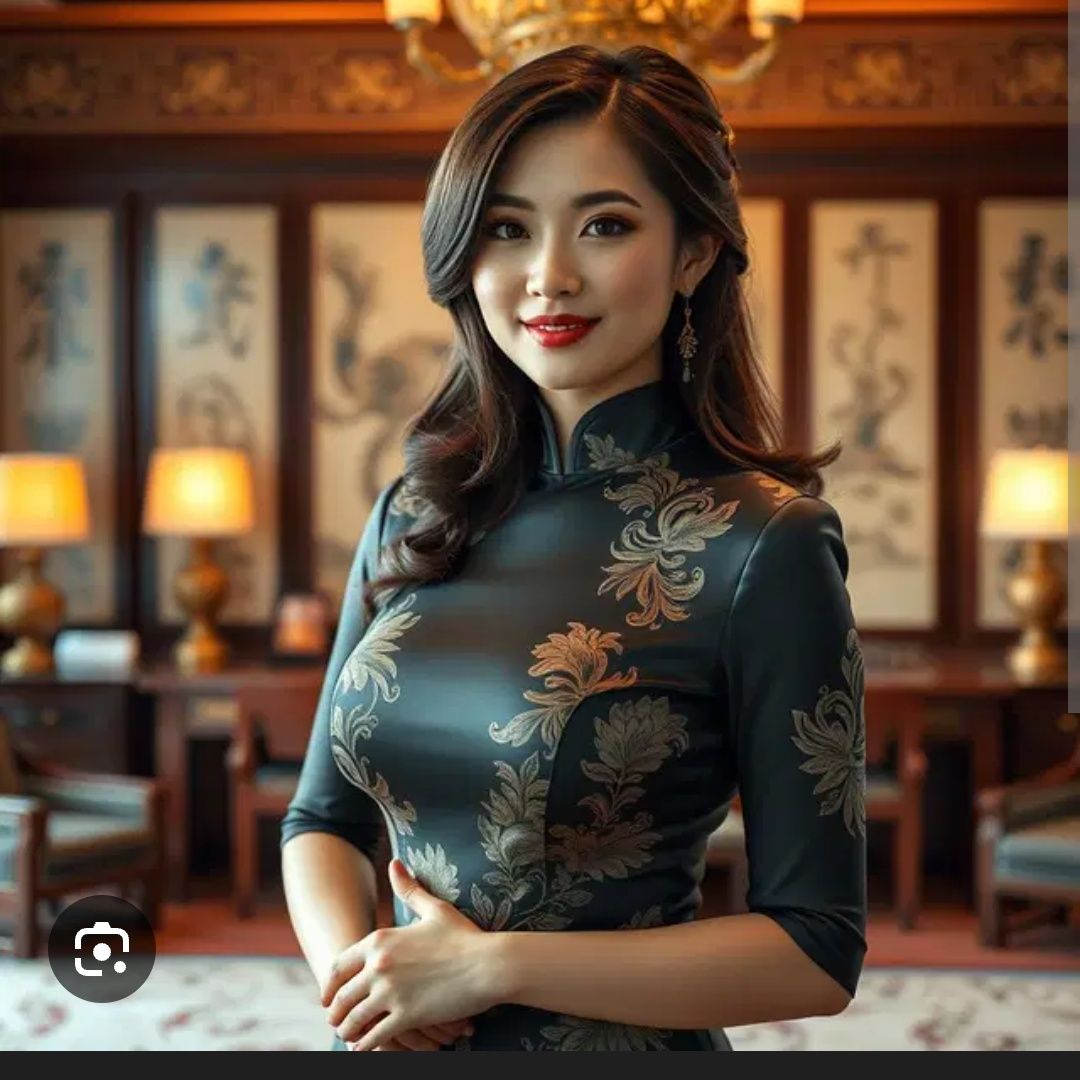 害羞的微笑