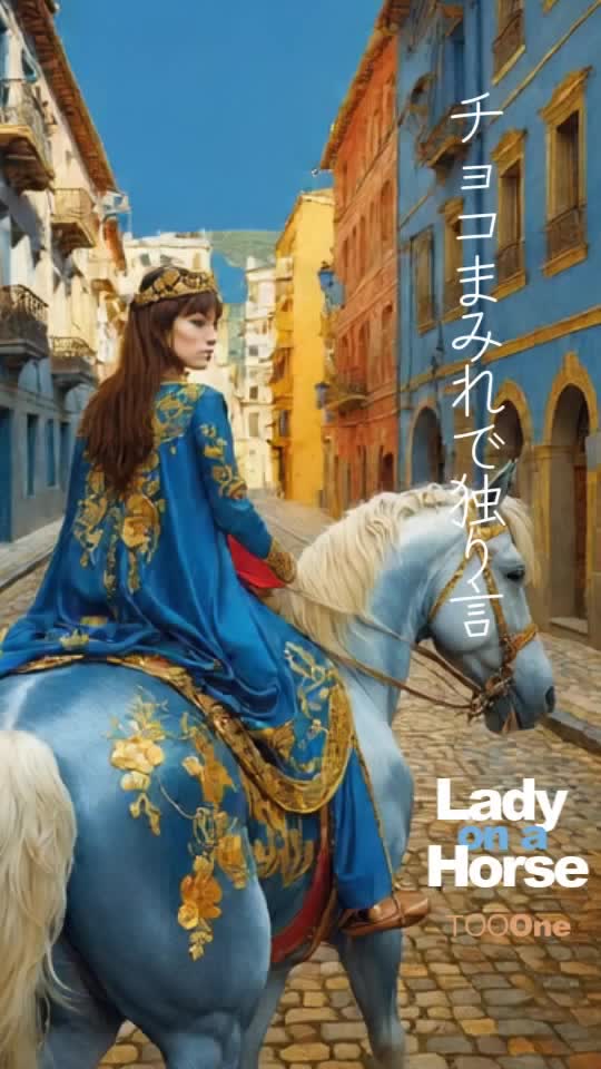チョコまみれで独り言　Lady on a Horse