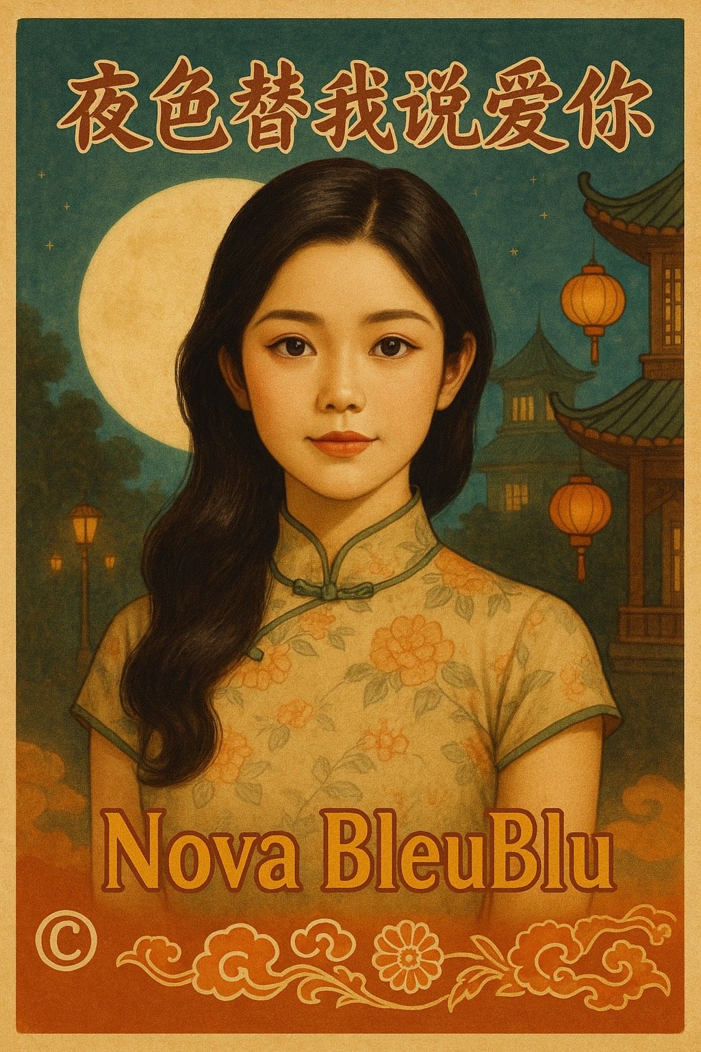 夜色替我说爱你