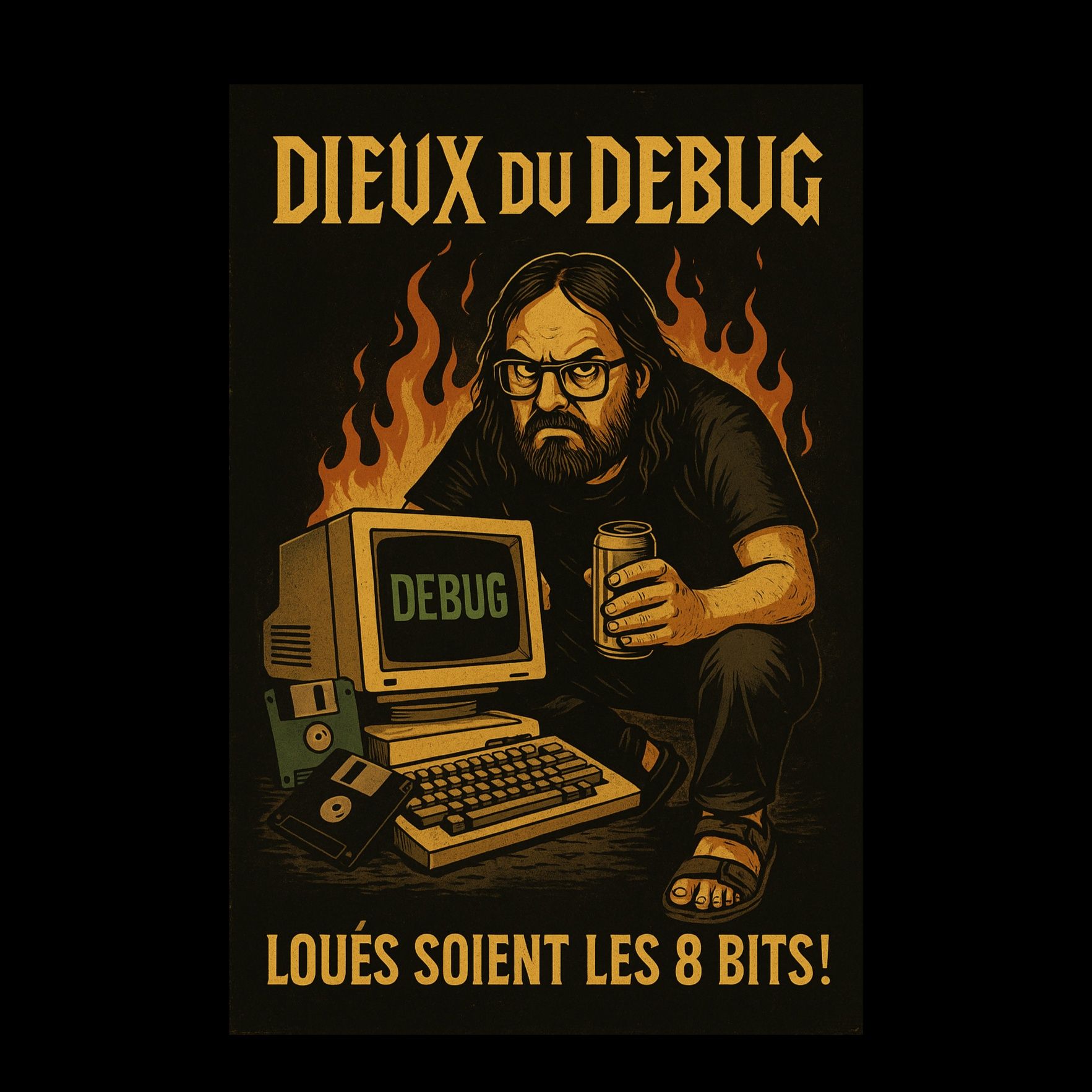 DIEUX DU DEBUG – LOUÉS SOIENT LES 8 BITS