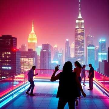 Excited in New York