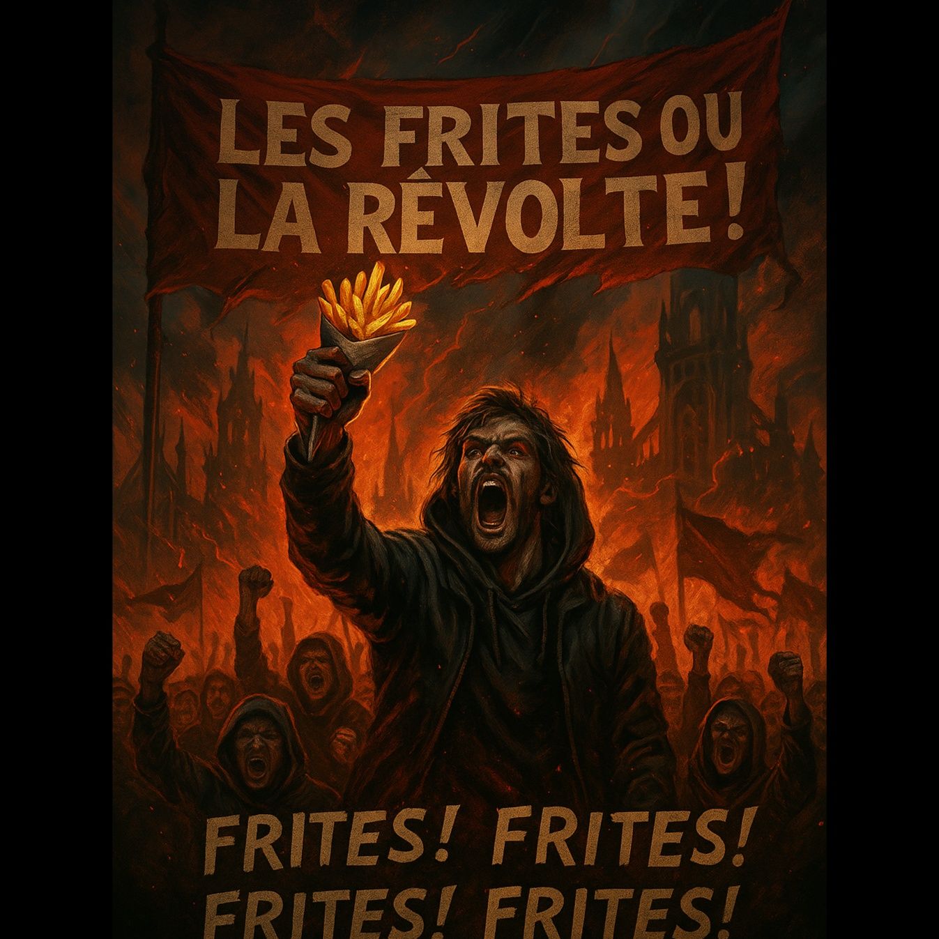 Les frites ou la révolte ! #WeWantFries