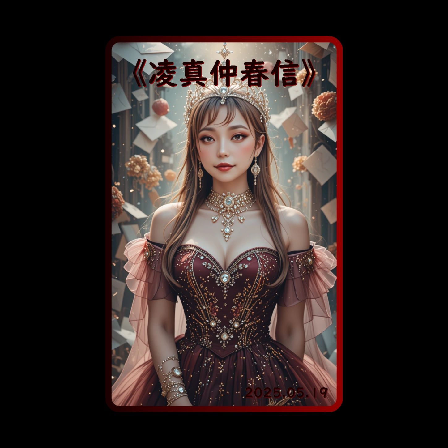 《凌真仲春信》