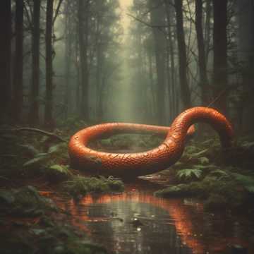 Jaṛ se reṅgtā sānp (Ular Menyusur Akar)