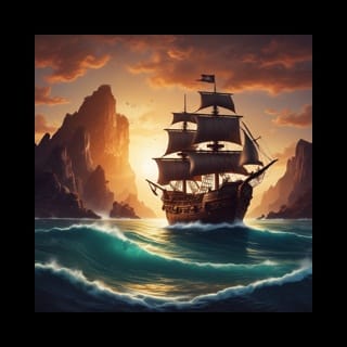Segel das Schiff bis ans Ende der Welt