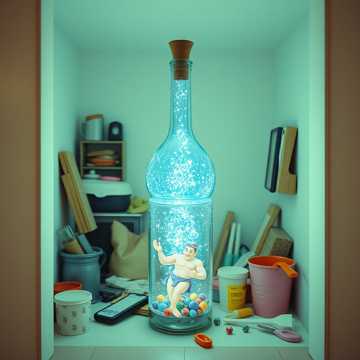 Джин из бутылки 🧞v.2 (автор неизвестен)
