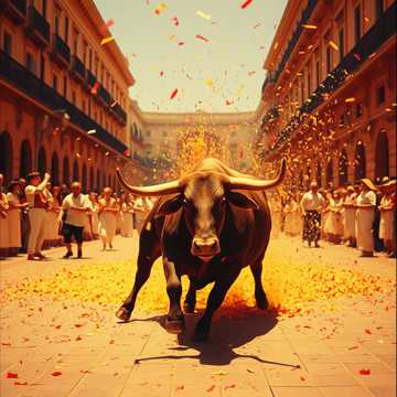 Toro En La Arena