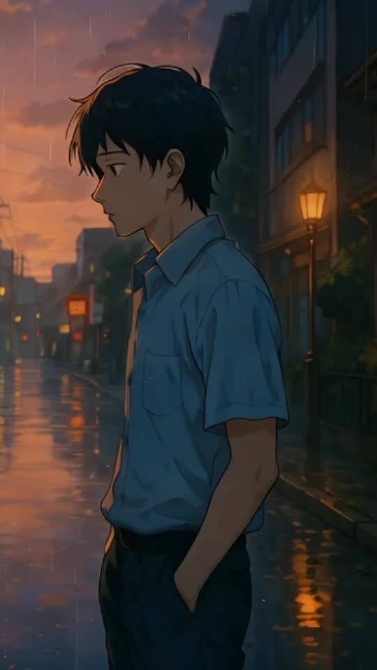 夕立のあとで