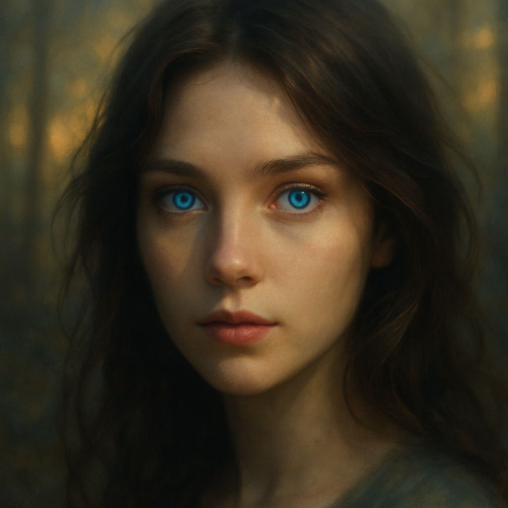 L'inconnue Aux Yeux Bleus