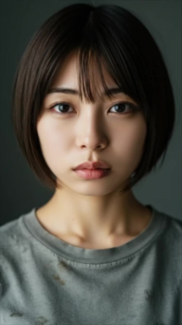 考えて 考えて..."Thinking and thinking..."
