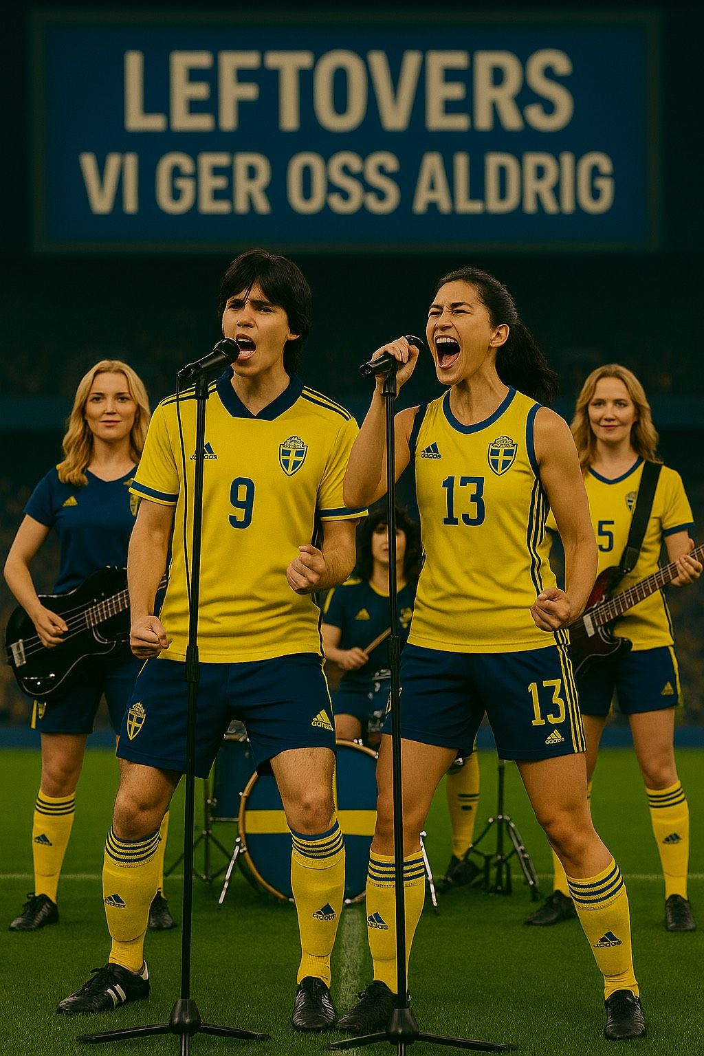 Vi ger oss aldrig