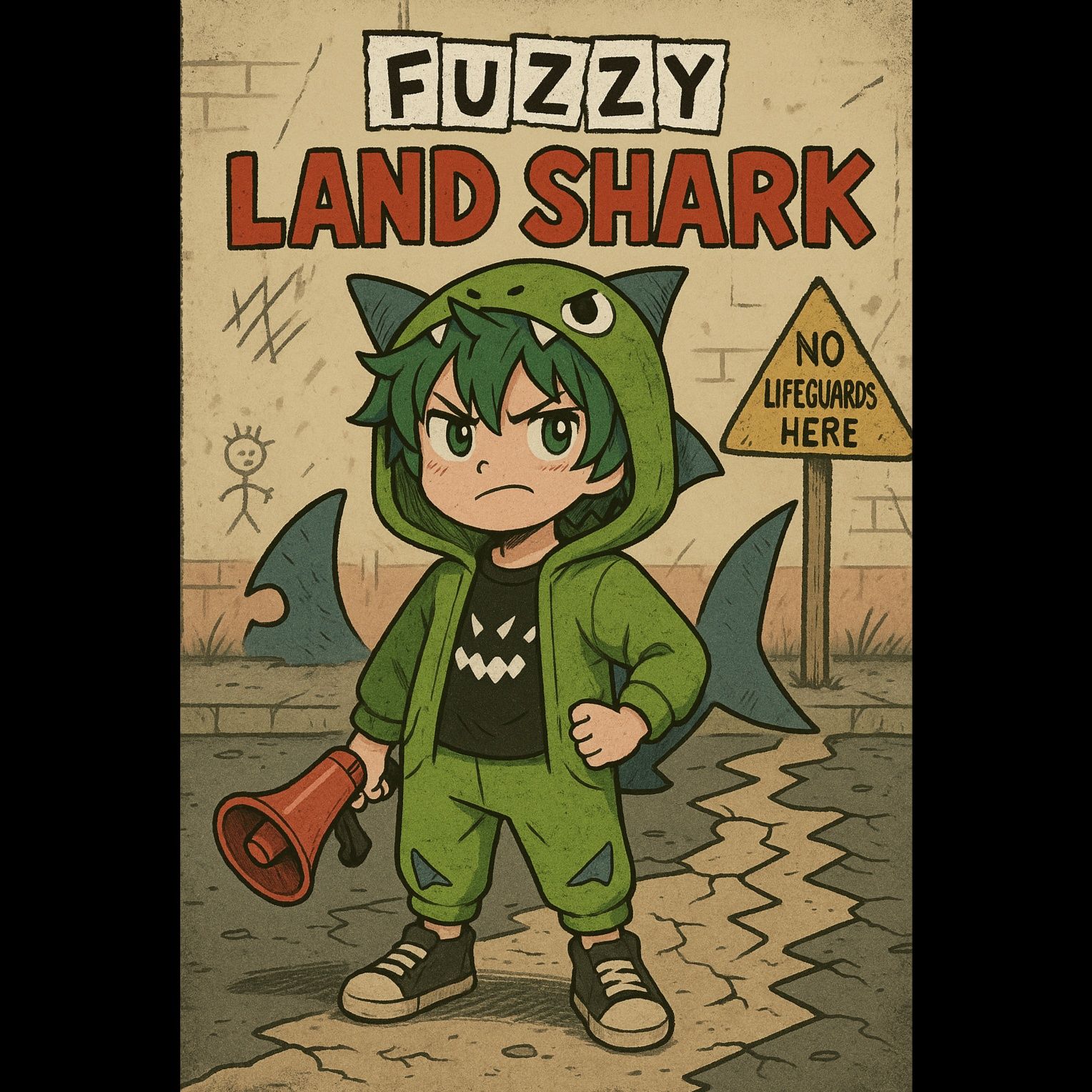 Land Shark (Fuzzy Grunge)