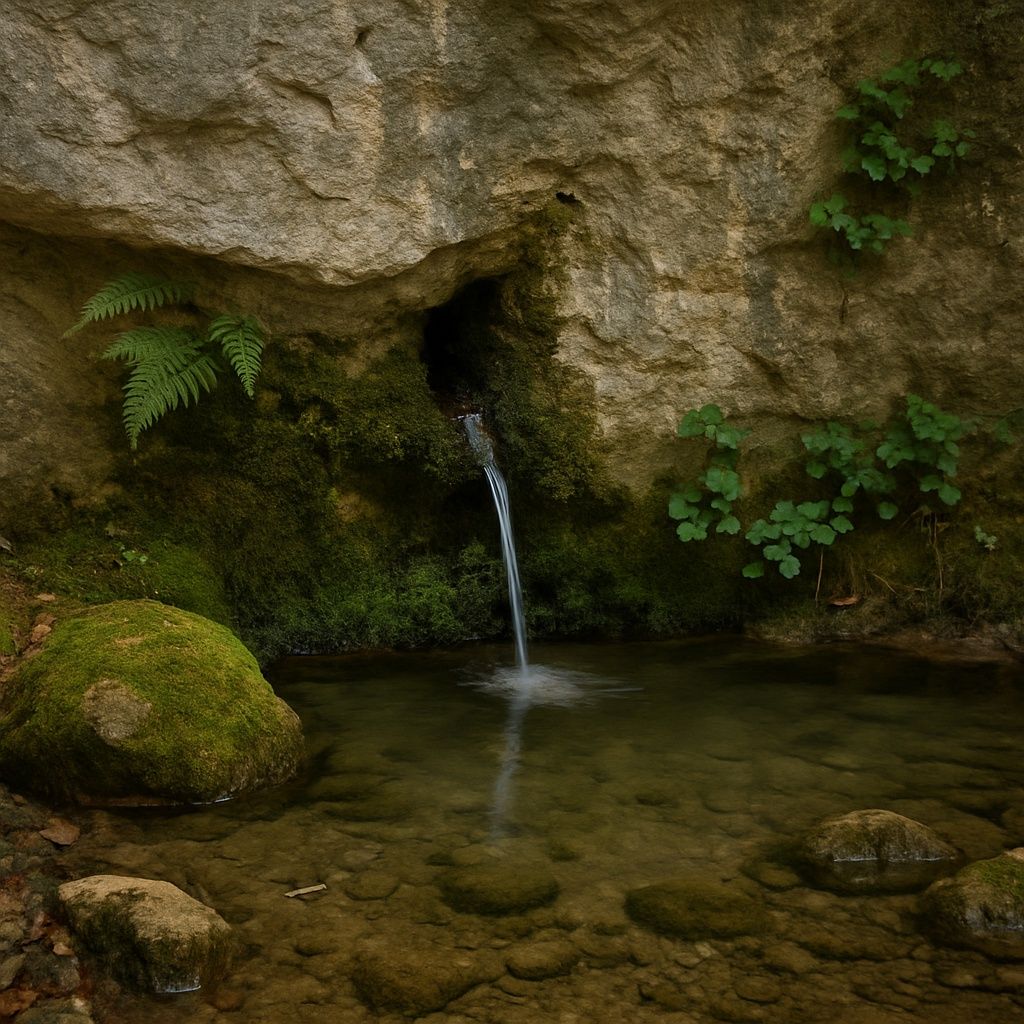 Là où la source dort...
