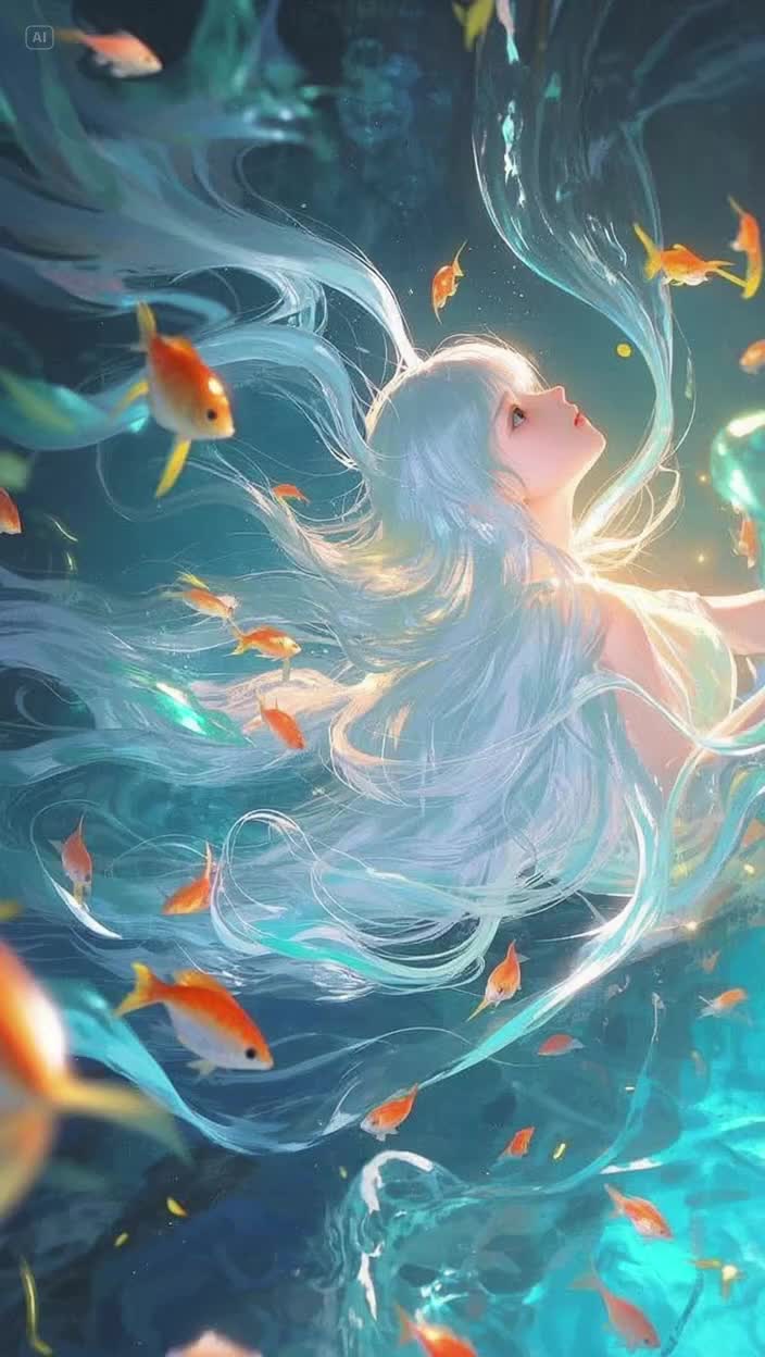 魚游出了手掌 Stranded in Time