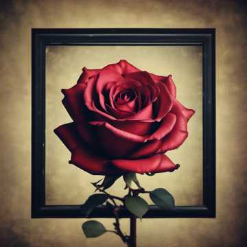深紅の薔薇