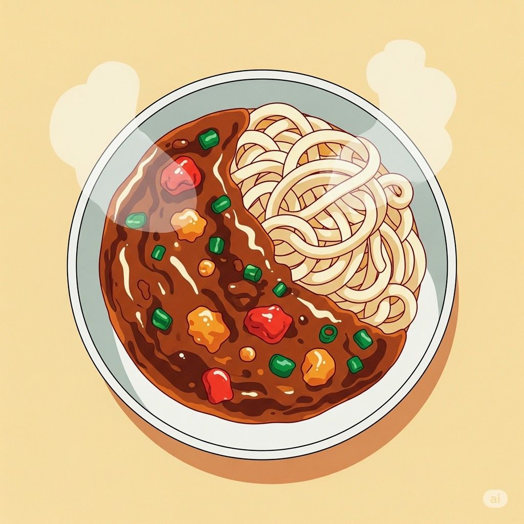 カレーうどん始めました