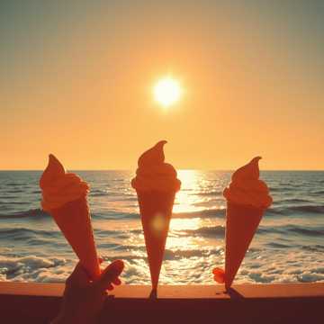 Il sole brucia, è così caldo,