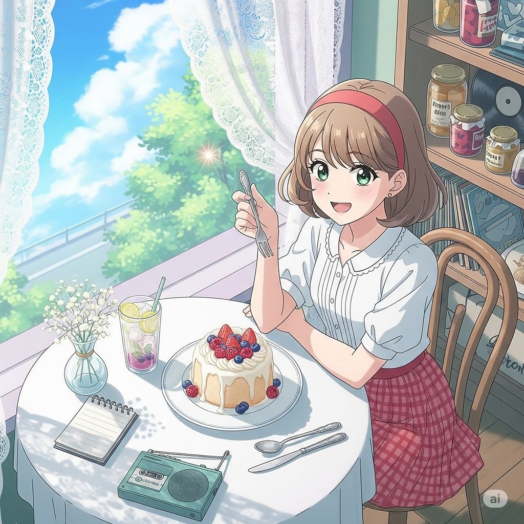 ふわふわベリーエンジェルフードケーキ