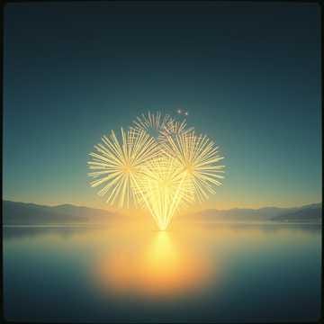 Love Beneath the fireworks in the Sky