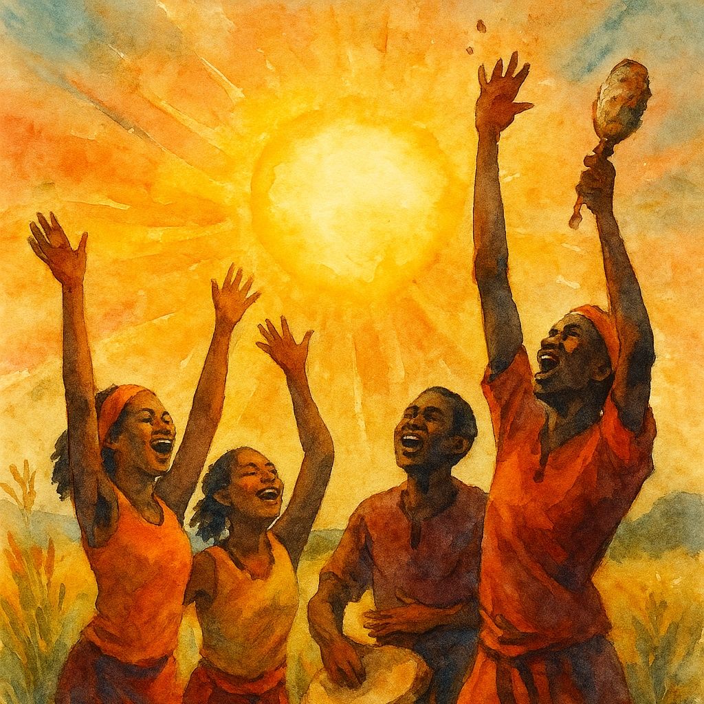  《Ayee! Thank You, Sun | Ayee！感谢你，太阳》 🎊《suno非洲部落節慶-陽光》🎊