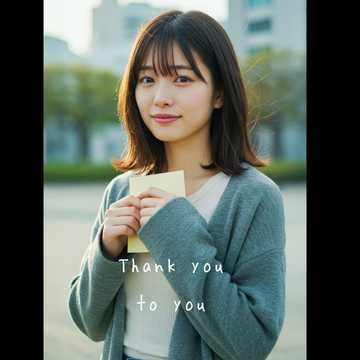 ありがとう、あなたへ"Thank you, to you"