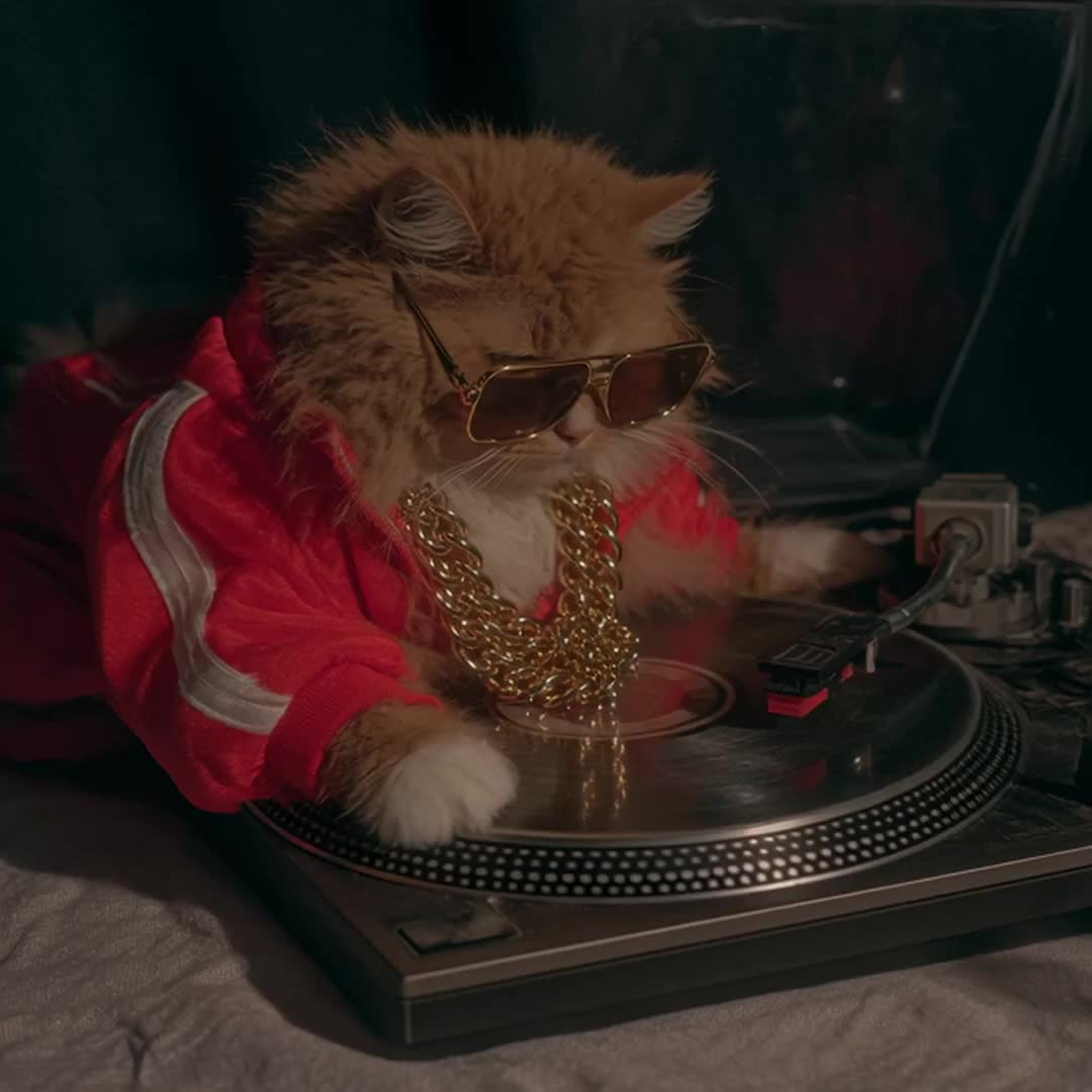 I Wanna Pur and Meow Tonight 🥛🐾 #80sFrenzy