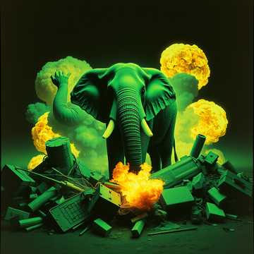 Зелёный Слоник (Little Green Elephant)