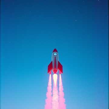 Wie eine Rakete