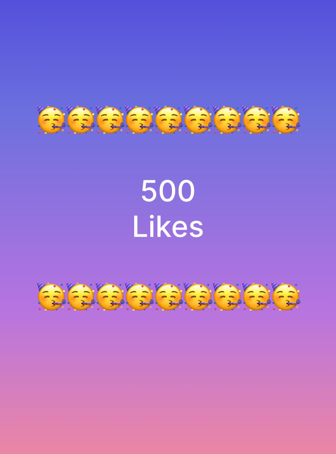 500 Likes, ein Grund zum Feiern
