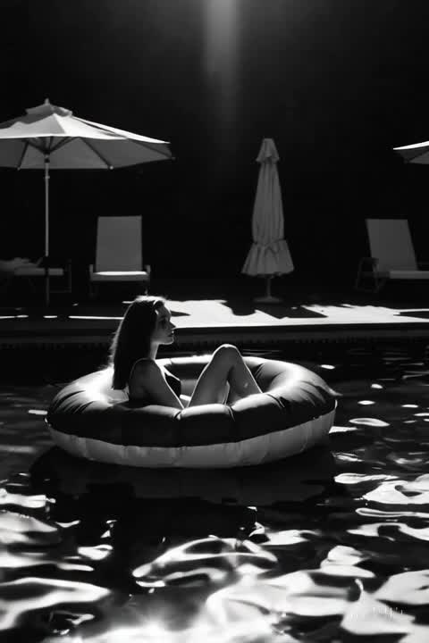 the pool