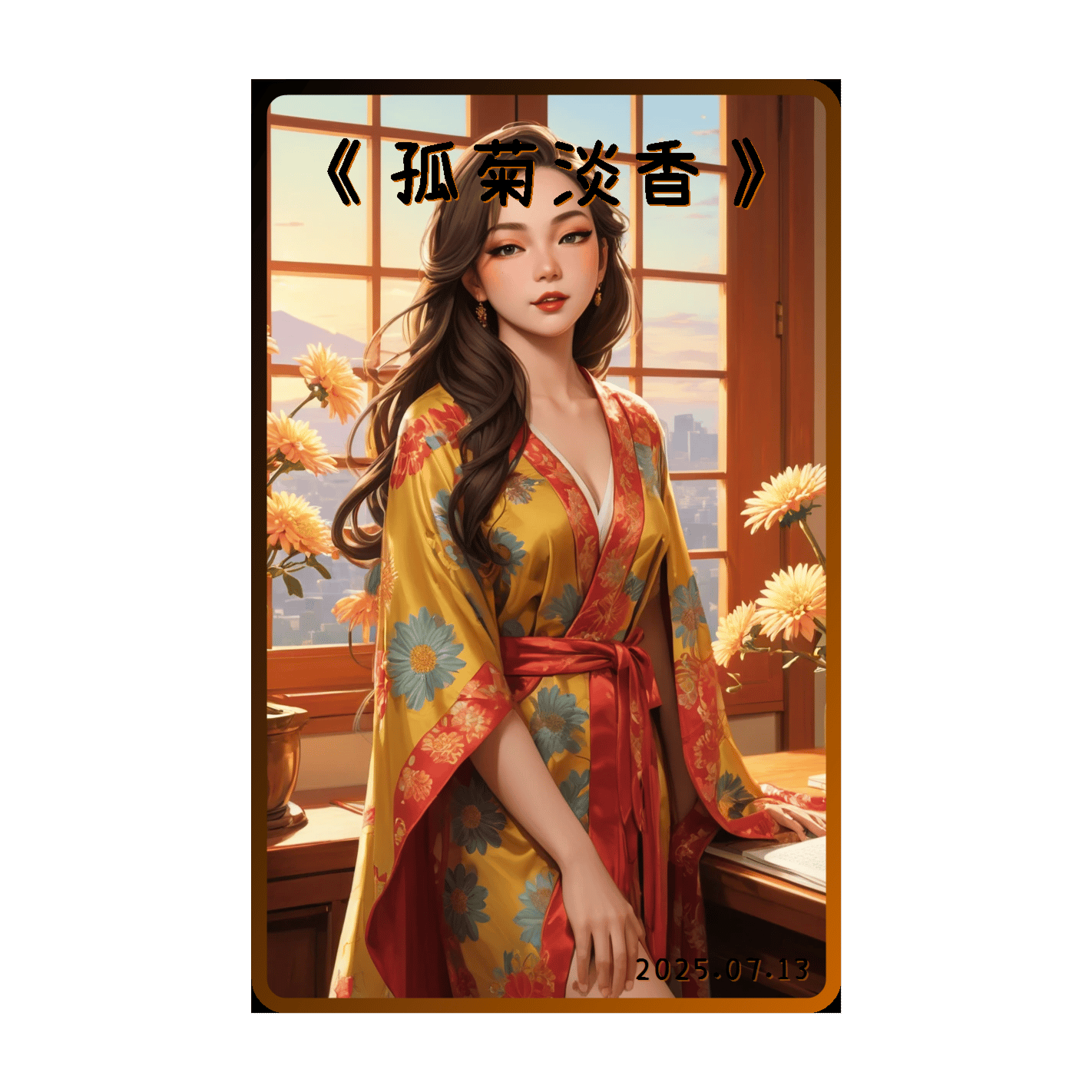 《孤菊淡香》