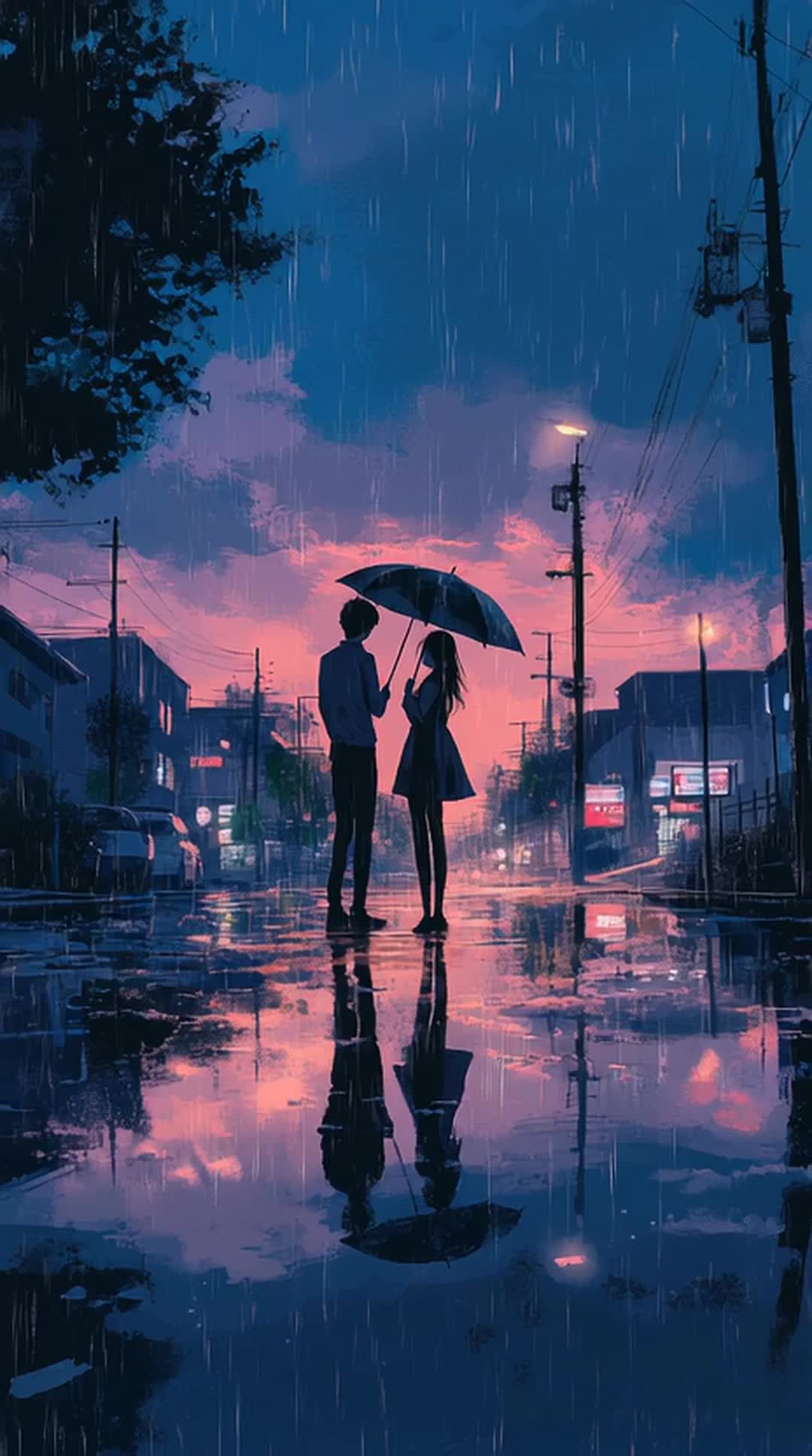 빗소리와 너