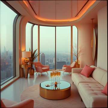 Pink Champagne Penthouse