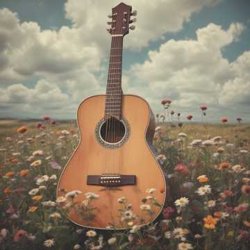 Guitare acoustique folk