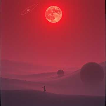 C'etait un rêve sur la Lune Rouge