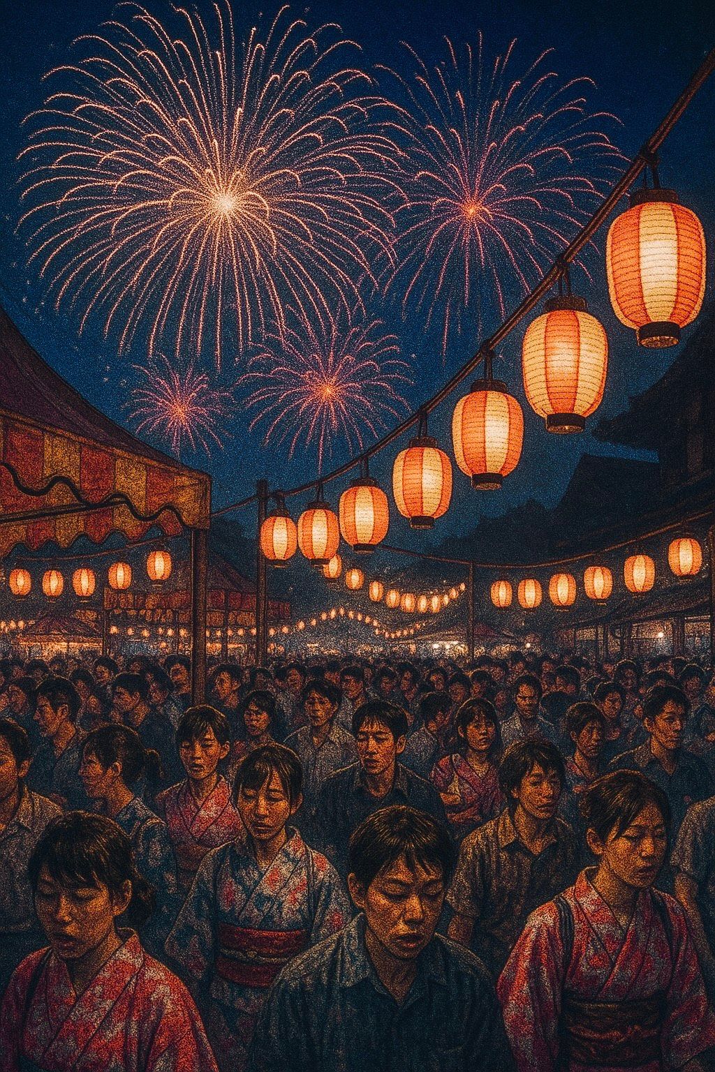 花火大会、カオスな世界#花火大会