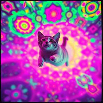 ねこの頭はおかしくなって The Cat’s Going Crazy   2025.7.14