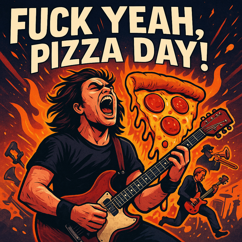 F*CK YEAH, PIZZA DAY