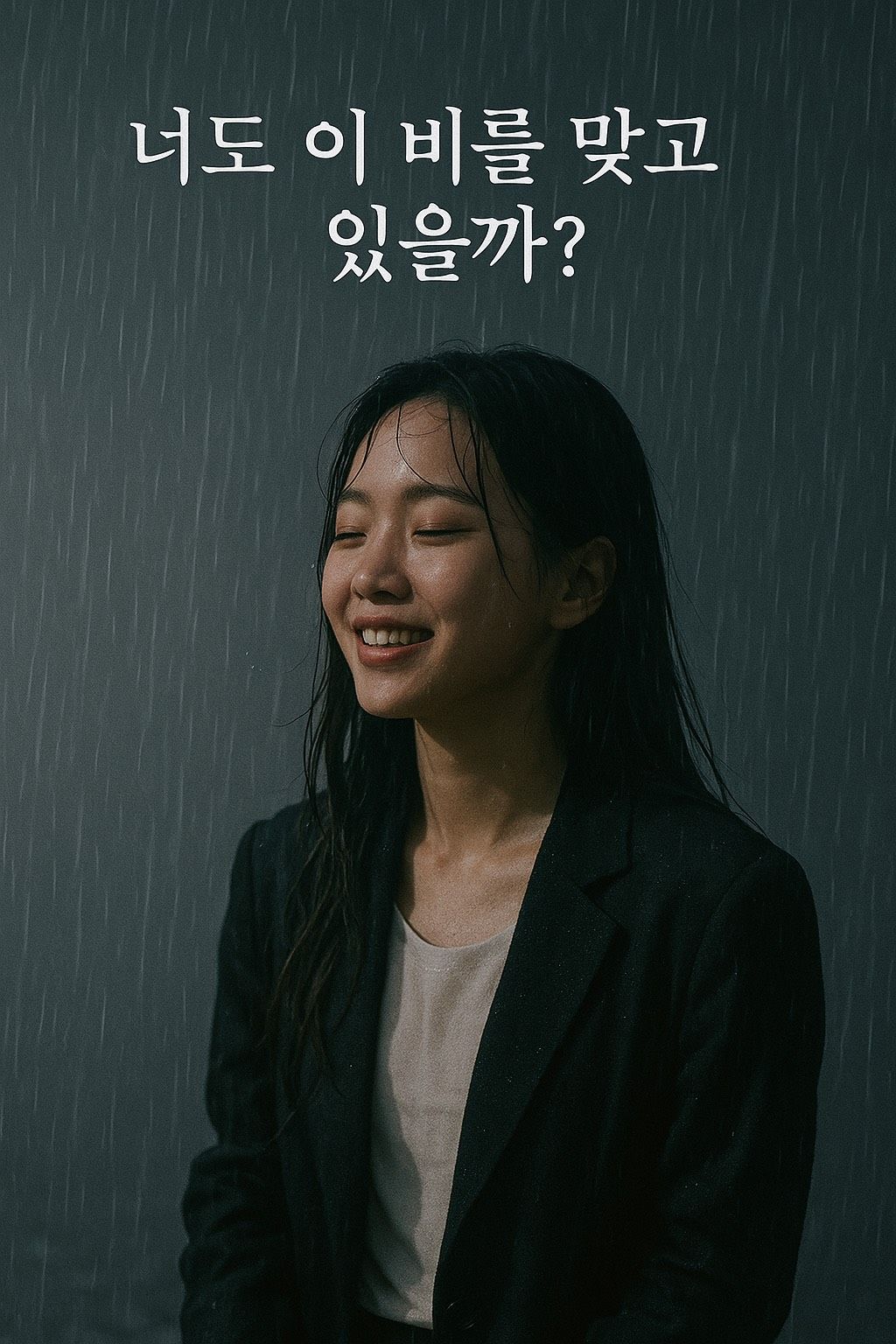 너도 이 비를 맞고 있을까?
