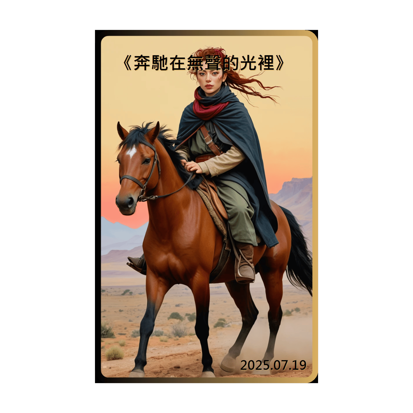 《奔馳在無聲的光裡》