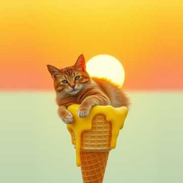 猫はあつすぎる  Burn, Kitty, Burn   2025.7.23