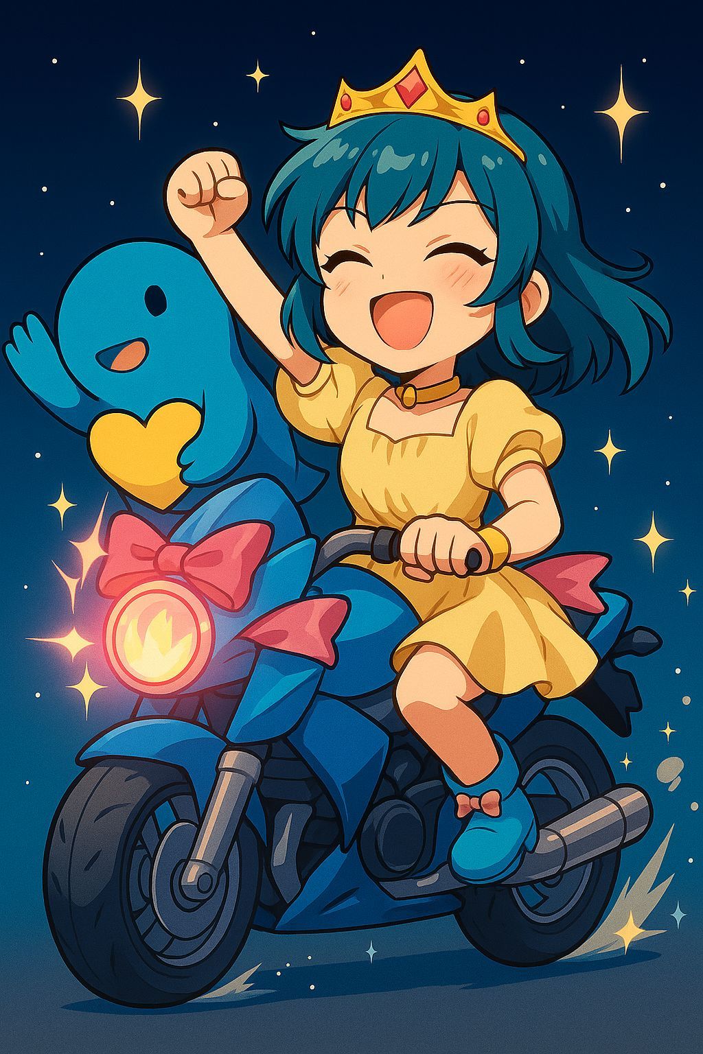 Princess Booster Ignition!!（ぷりぶー！）#DivaInFragments (#Side : Movi Phonikuma) 