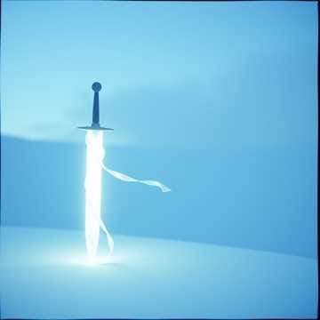 Dagger Dressed In White