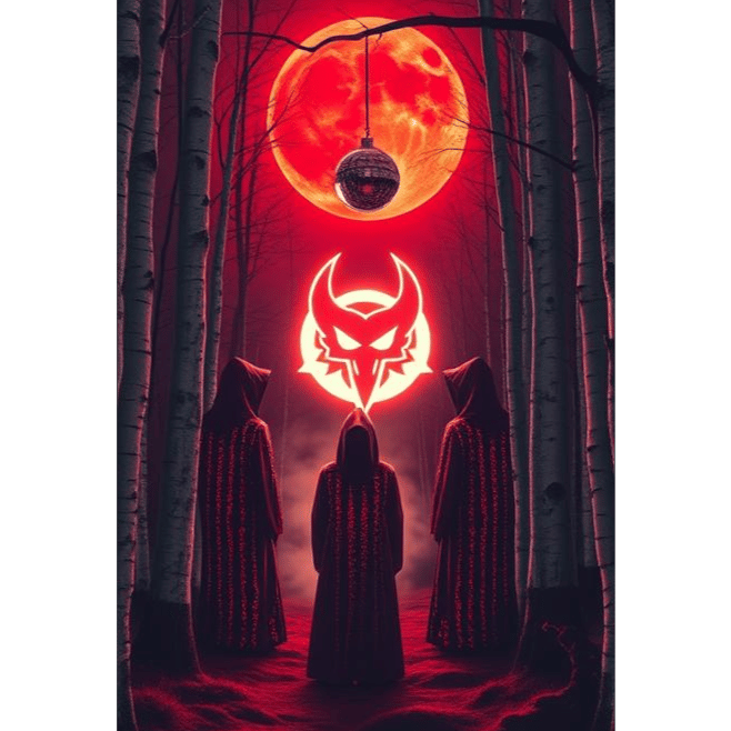 Blodmåne över Björkskogen (Blood Moon Over the Birch Forest) [NDC_BINGO#E4]