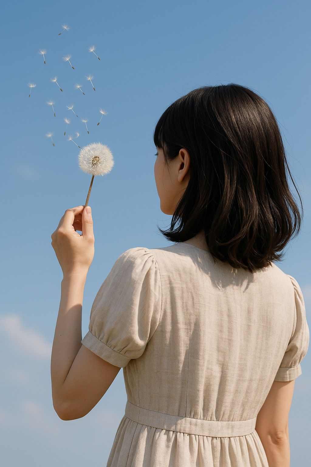 綿毛舞う空の向こう # Flowers
